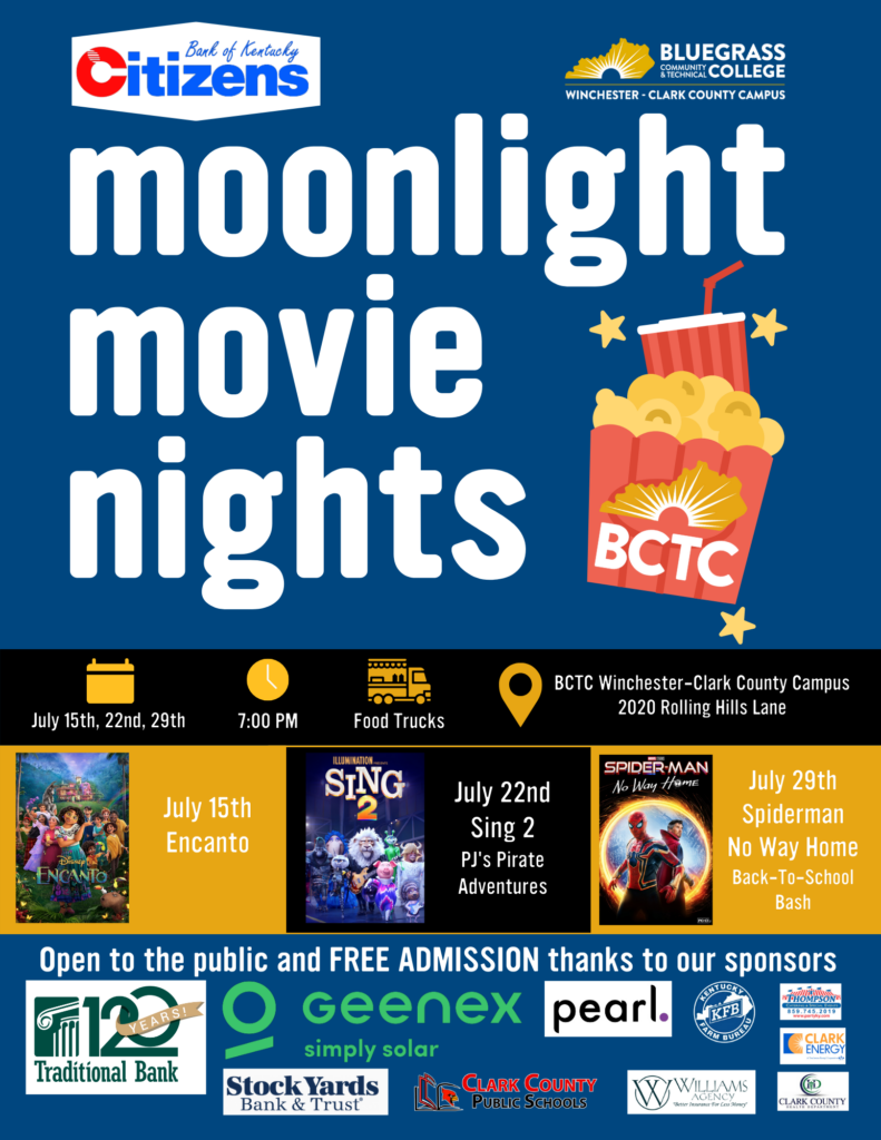 Moonlight Movie Nights Flyer