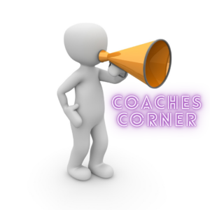 Figure with Megaphone, Coaches Corner