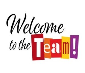 Welcome to the team!