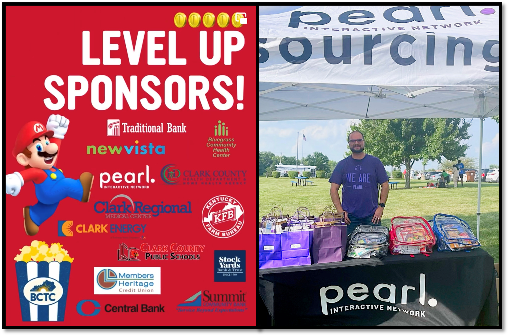 Level Up Sponsors: Traditional Bank New Vista Pearl Interactive Network Bluegrass Community Health Center Clark County Health Dept Clark Regional Medical Center Clark Energy BCTC Clark County Public Schools Kentucky Farm Bureau Stock Yards Bank Summit Community Bank Members Heritage Credit Union Central Bank