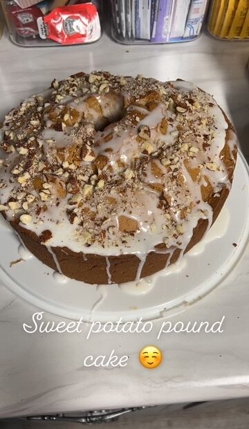 Sweet Potato Pound Cake