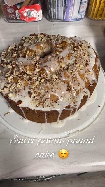 Sweet Potato Pound Cake